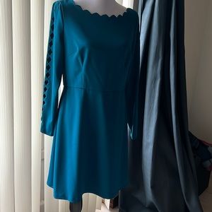 Dress, teal ,
